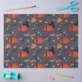 Papier Mousseline Camping Extérieur Aventure Été Feu de camp (Artisanat)