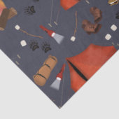 Papier Mousseline Camping Extérieur Aventure Été Feu de camp (Détail)