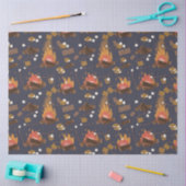 Papier Mousseline Camping Fire Outdoor Adventure & Marshmallows (Artisanat)