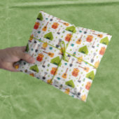 Papier Mousseline Camping Motif d'engrenage extérieur