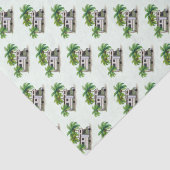 Papier Mousseline Camping Palm Trees Class C Camper (Détail)