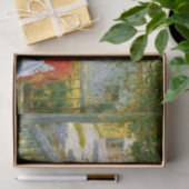 Papier Mousseline Canapé sur le porche, Cos Cob par Frederick Hassam (Cadeau)