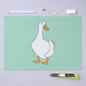 Papier Mousseline Canard à canard blanc (Artisanat)