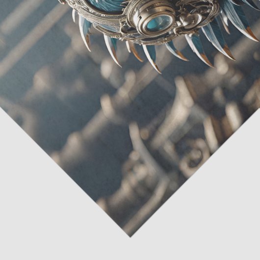 Papier Mousseline Canard à vapeur Mallard -Découpage (Détail)