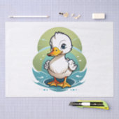 Papier Mousseline canard-colvert (Artisanat)