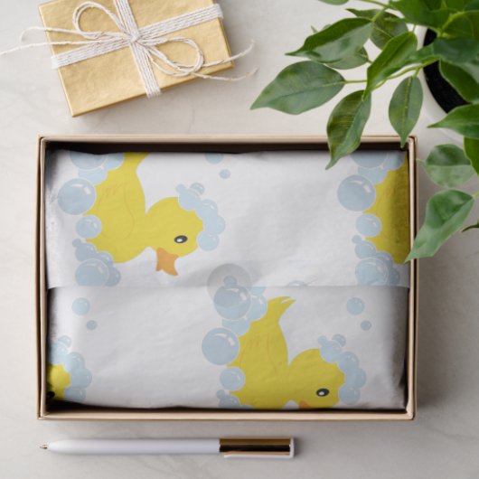 Papier Mousseline Canard en caoutchouc (Cadeau)