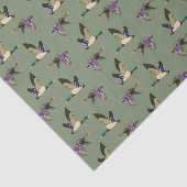 Papier Mousseline Canards colverts (Détail)