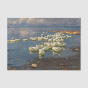 Papier Mousseline Canards dans un lac par Alexander Koester