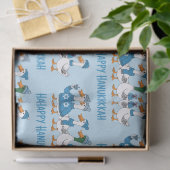 Papier Mousseline Canards de Hanoukka (Cadeau)