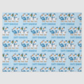 Papier Mousseline Canards de Hanoukka (Recto)