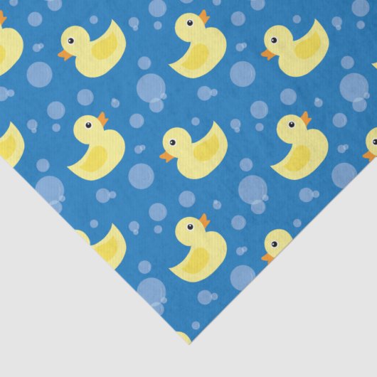 Papier Mousseline Canards en caoutchouc (Détail)