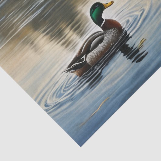Papier Mousseline Canards Lakeside - Découpage - (Détail)