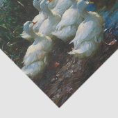 Papier Mousseline Canards par un lac par Alexander Koester (Détail)
