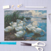 Papier Mousseline Canards par un lac par Alexander Koester (Artisanat)
