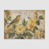 Papier Mousseline Canari jaune (Recto)