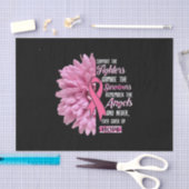 Papier Mousseline Cancer Du Sein Soutien Les Combattants Cadeau Pour (Artisanat)