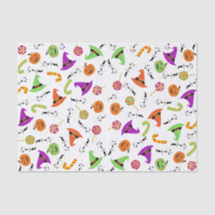 Papier Mousseline Candies d'Halloween Citrouilles & Casquettes de so