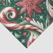 Papier Mousseline Candy Cane Delight (Détail)