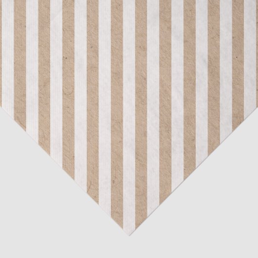 Papier Mousseline Candy Stripes Kraft Christmas Holiday Tissu Papier (Détail)
