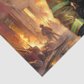 Papier Mousseline Cane Corso - Pompier - Découpage - (Détail)