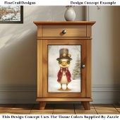 Papier Mousseline Canicule Festive Avec Arbre De Noël L3 Découpage