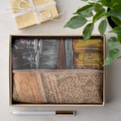 Papier Mousseline Canne Mason Jars Shelf Decoupage Tissu Papier (Cadeau)