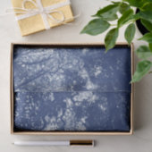 Papier Mousseline Canopée de bois (02) - Effet Cyanotype (Cadeau)