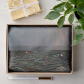 Papier Mousseline Canot de canot tranquille Sunset sur une déviation (Cadeau)