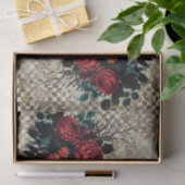 Papier Mousseline Caoutchouc d'abeille et de Rose (Cadeau)