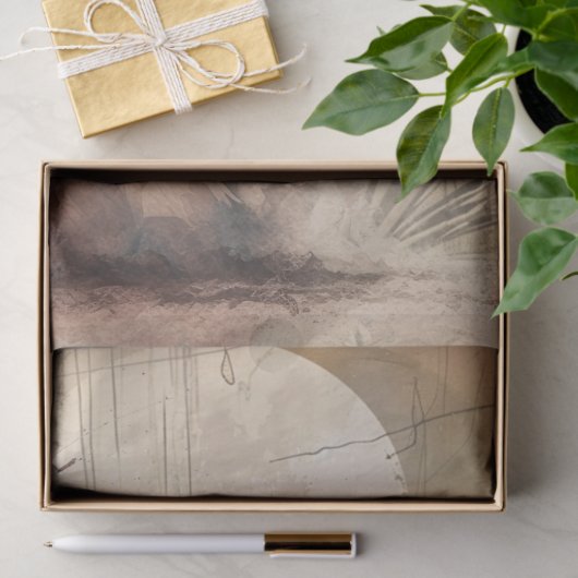 Papier Mousseline Caoutchouc Occidental Aquarelle Découpage papier (Cadeau)