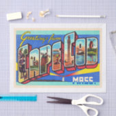 Papier Mousseline Cape Cod Massachusetts MA Large Letter Postcard (Artisanat)