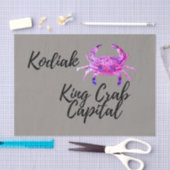 Papier Mousseline Capitale du crabe de Kodiak (Artisanat)