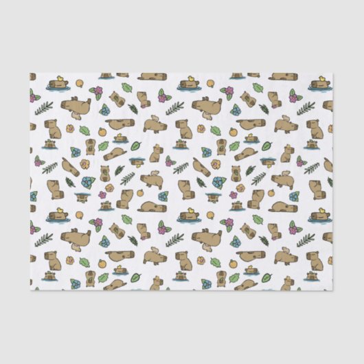 Papier Mousseline Capybara (Recto)
