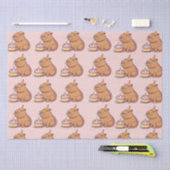 PAPIER MOUSSELINE CAPYBARA (Artisanat)