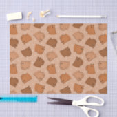 Papier Mousseline Capybara (Artisanat)