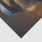 Papier Mousseline "Capybara Cowboy : Serenading the Wild West" (Détail)