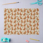 Papier Mousseline Capybaras à Noël (Artisanat)