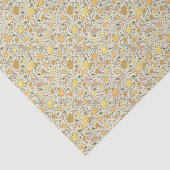 Papier Mousseline Capybaras en jaune (Détail)