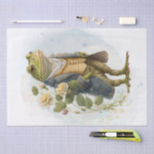 Papier Mousseline Caractère crapaud de la campagne florale (Artisanat)