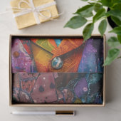 Papier Mousseline Caractère Whimsical Découpage Jester Clown (Cadeau)