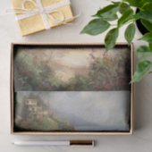 Papier Mousseline Caraïbes Peinture côtière rustique de l'océan (Cadeau)