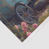 Papier Mousseline Caravane Gitane Bohème Côtière Découpage  (Détail)