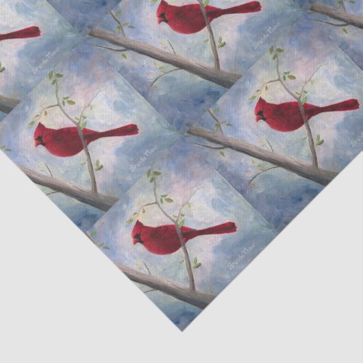 Papier Mousseline Cardinal (Détail)