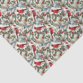 Papier Mousseline Cardinal d'aquarelle de Noël (Détail)