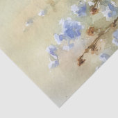 Papier Mousseline Cardinal d'aquarelle et Découpage de Jay bleu (Détail)