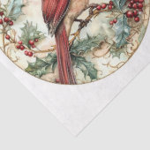 Papier Mousseline Cardinal de Noël (Détail)