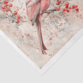 Papier Mousseline Cardinal de Noël Carrés (Détail)