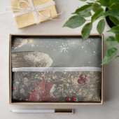 Papier Mousseline Cardinal des flocs de neige (Cadeau)