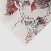 Papier Mousseline Cardinal d'hiver (Détail)