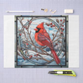 Papier Mousseline Cardinal en verre tendu (Artisanat)
